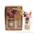 Kado-box Flower Aroma Reed Diffuser Set